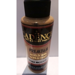 CADENCE Premium 0364 Farba akrylowa półmatowa  120ml MOCCA