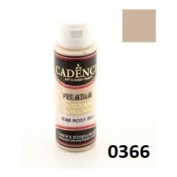 CADENCE Farba akrylowa półmatowa Premium 70ml / 0366 / RÓŻOWY BEŻ / ROSSY BEIGE