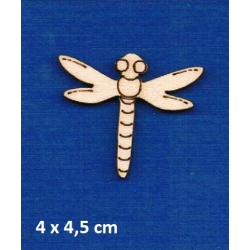 SKLEJKA #3mm Ważka 4x4,5cm / seria owady / 0170 / grawer