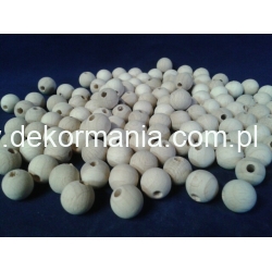 Kulka drewniana 12mm surowa  ,CENA   1szt  ,kulki drewniane ,otwór 4mm,koralik drewniany 1,2cm , kulka 12mm