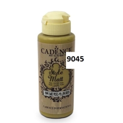 CADENCE Farba matowa akrylowa 120ml / Style Matt / 9045 / ŻÓŁTO ZIELONY / YELLOW GREEN