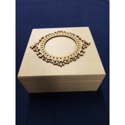 SKLEJKA #3mmOrnament 10x11,5cm  Dekor 10x11,5cm , ramka ażurowa 10x11,5cm , ozdoba na pudełko, zdjęcie / nr X / 7735