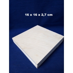 Pudełko na CD 16x16x2,7cm / na zaproszenie / CD większe