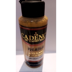 CADENCE Premium 1750 Farba akrylowa półmatowa 120ml OXIDE ŻÓŁTY