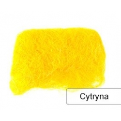 Sizal , opakowanie ŻÓŁTY ,wypełnienie do pudełek , koszyczka itp. / 40g