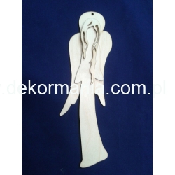 SKLEJKA #3mm  Anioł 22cm  aniołek  trzyczęściowy, skos