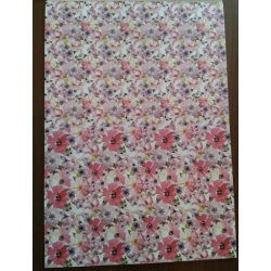 HAPPY COLOR Blok A4 -15 arkuszy z motywami 80g, format motywów A5 - 25 motywów , FLOWERS