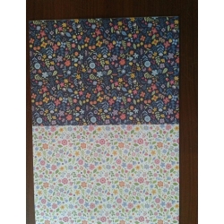 HAPPY COLOR Blok A4 -15 arkuszy z motywami 80g, format motywów A5 - 25 motywów , FLOWERS