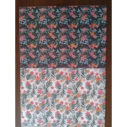 HAPPY COLOR Blok A4 -15 arkuszy z motywami 80g, format motywów A5 - 25 motywów , FLOWERS