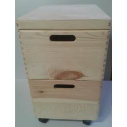 Skrzynia 40x30x22cm na kółkach obrotowych , z deklem u góry, skrzynka 40x30x22cm  z uchwytami 2szt , kuchnia, pokój dziecięcy itp.