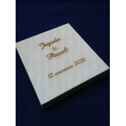 Pudełko na płytę CD, zaproszenie , 14x14x2,6cm