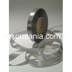 1mb / Wstążka satynowa 12mm   POPIEL ,SZARA / satynka 12 / tasiemka satynowa