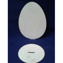 Jajko 17,5cm  Wielkanocne z podstawką , SKLEJKA  #3mm