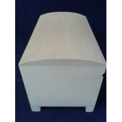 Kuferek 22x13x13,5cm kuferek na kluczyk DUŻY , z wkładem przegrody