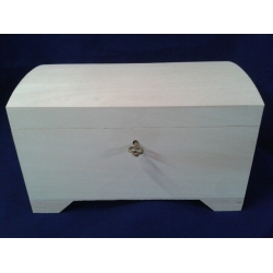 Kuferek 22x13x13,5cm kuferek na kluczyk DUŻY , z wkładem przegrody