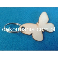 Brelok do kluczy  motyl  6x4 cm