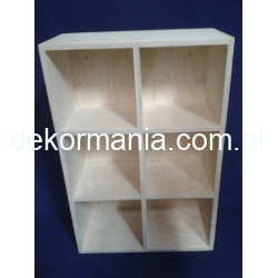 Półka , pojemnik  6 przegród  49x33x16cm