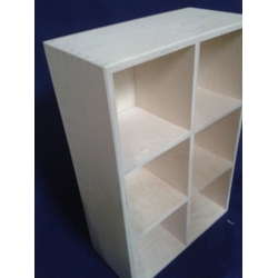 Półka , pojemnik  6 przegród  49x33x16cm