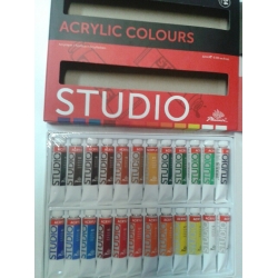 Farby akrylowe Phoenix komplet  24 KOLORY    24 x12ml , zestaw farb