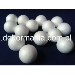 Kula 4cm, bombka styropianowa 4 , bańka , główka do aniołka, głowa anioła 4cm, bombka 4cm