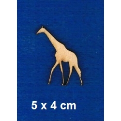 SKLEJKA #3mm Żyrafa 5x4cm ( seria: safari )  /  8585