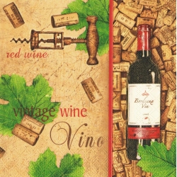 Serwetka -272-   wino