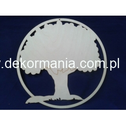 Drzewo 50cm,  drzewko 50cm w kole , obręczy, z zawieszką,makrama / drzewo mech / drzewo obręcz