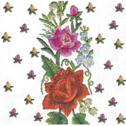 Serwetka -361- kwiaty ,haft