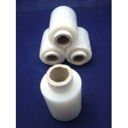 Folia  stretch  MINI-RAP  40 dkg   , szerokość 10cm / średnica otworu 3,5cm, STRECZ,folia pakowa CENA 1sztuki