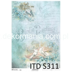 Papier soft A4 ITD S0311 ptaszki