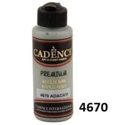 CADENCE Farba akrylowa półmatowa Premium 70ml / 4670 / SZAŁWIA / SAGE
