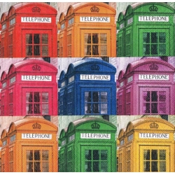 Serwetka -472- budki telefoniczne