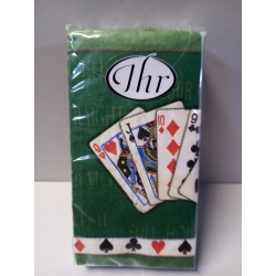 Chusteczki , serwetki mini 21x21cm / Cena 1opakowania 10szt / karty zielone tło / 3380