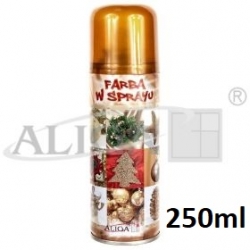 Aliga Farba w sprayu miedziana / FS-100 / 250ml / farba miedź