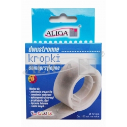 Kropki samoprzylepne  dwustronne, przezroczyste 10,5mm / taśma kropki / PSD-3488  scrapbooking balony, prezenty, zdjęcia itp.