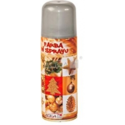 ALIGA Farba w sprayu SREBRNA  /  FS-100  / 250ml / farba srebrna spray