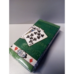 Chusteczki , serwetki mini 21x21cm / Cena 1opakowania 10szt / karty zielone tło / 3380