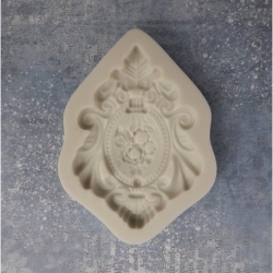 FOREMKA SILIKONOWA DEKOR Z RÓŻĄ   8x6cm
