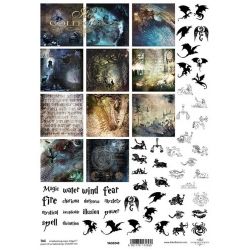 Tagi do scrapbookingu TAG0248   / arkusz A4