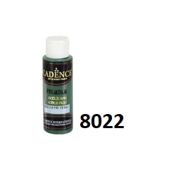 CADENCE Farba akrylowa półmatowa Premium 70ml / 8022 ZIELONY PASTWISKOWY / PASTURE GREEN