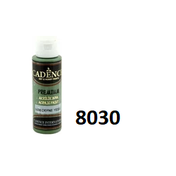 CADENCE Farba akrylowa półmatowa Premium 70ml / 8030 DAPHNE GREEN