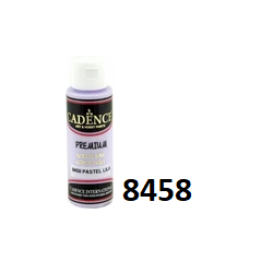 CADENCE Farba akrylowa półmatowa Premium 70ml / 8458 PASTELOWY LILIOWY / PASTEL LILAC
