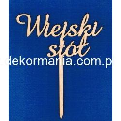 Wiejski stół dł: 13,5cm , topper