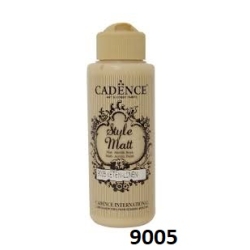 CADENCE Farba matowa akrylowa 120ml / Style Matt / 9005 / LINEN / LNIANY