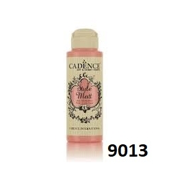 CADENCE Farba matowa akrylowa 120ml / Style Matt / 9013 / JASNY KORAL / LIGHT CORAL