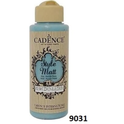 CADENCE Farba matowa akrylowa 120ml / Style Matt / 9031 NIEBIESKO ZIELONY / BLUE ZIKRON