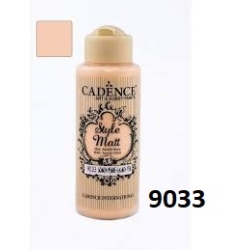 CADENCE Farba matowa akrylowa 120ml / Style Matt / 9033 / RÓŻOWO ŁOSOSIOWY / SALMON PINK