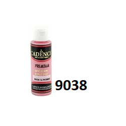 CADENCE Farba akrylowa półmatowa Premium 70ml / 9038 RÓŻOWA GUMA BALONOWA / BUBBLE GUM PINK