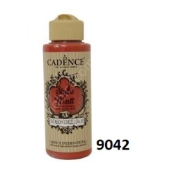 CADENCE Farba matowa akrylowa 120ml / Style Matt / 9042 / KORALOWY CZERWONY / CORAL RED