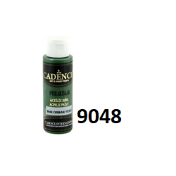 CADENCE Farba akrylowa półmatowa Premium 70ml / 9048 LEŚNA ZIELEŃ / FOREST GREEN